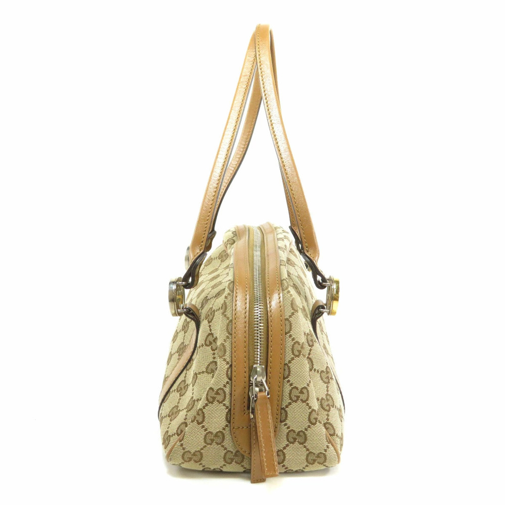 Gucci GG Twins Boston bag beige GG monogram canvas brown - Picture 3 of 11